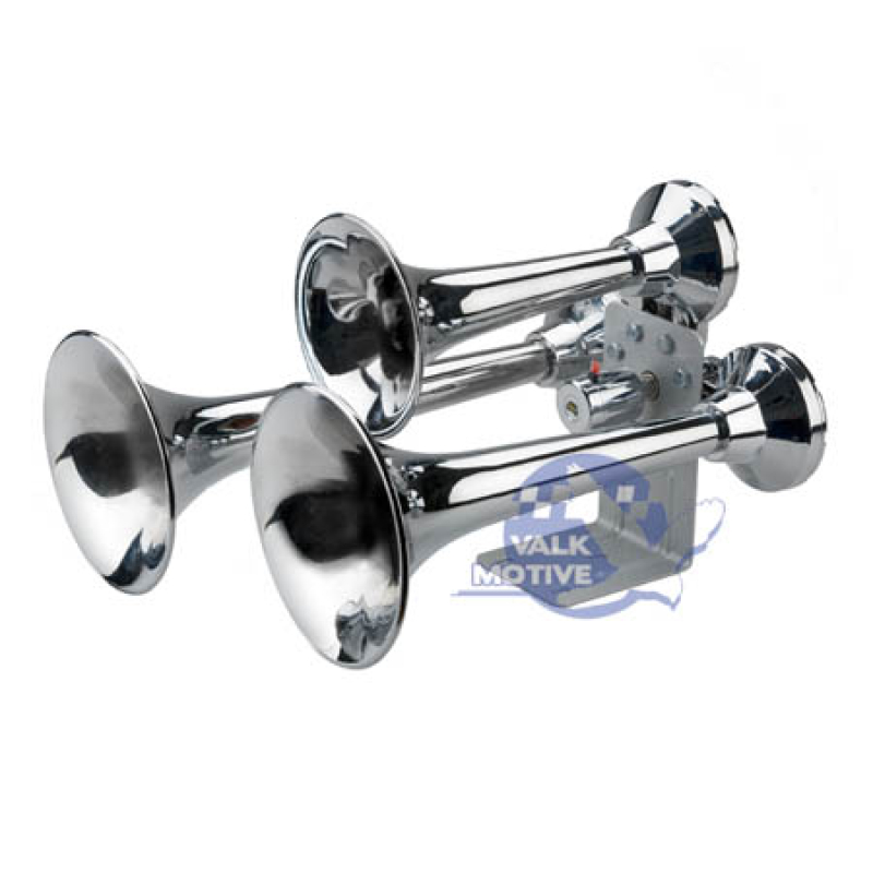 Wolo Canonn Ball Express Train horn chrome 12V